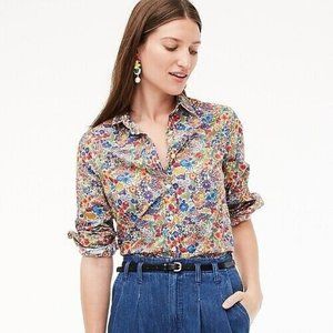 J.Crew Liberty Print shirt Size 14 NWT